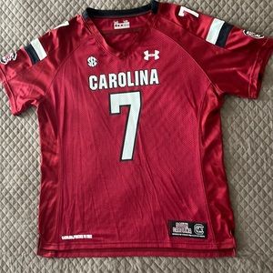 Under Armour University of South Carolina Gamecock Jersey Number 7 - size xl